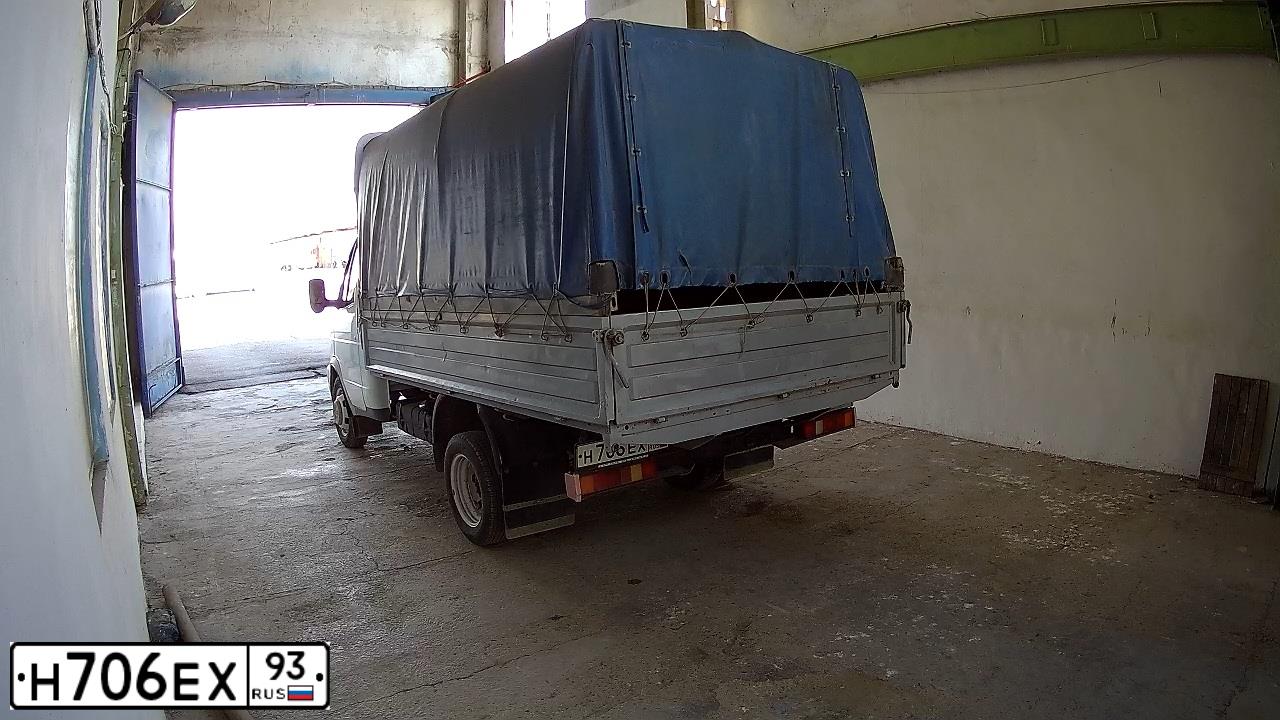 Фото автомобиля GAZ 3302 EL, 2005 — госномер Н706ЕХ93. Цвет: БЕЛЫЙ