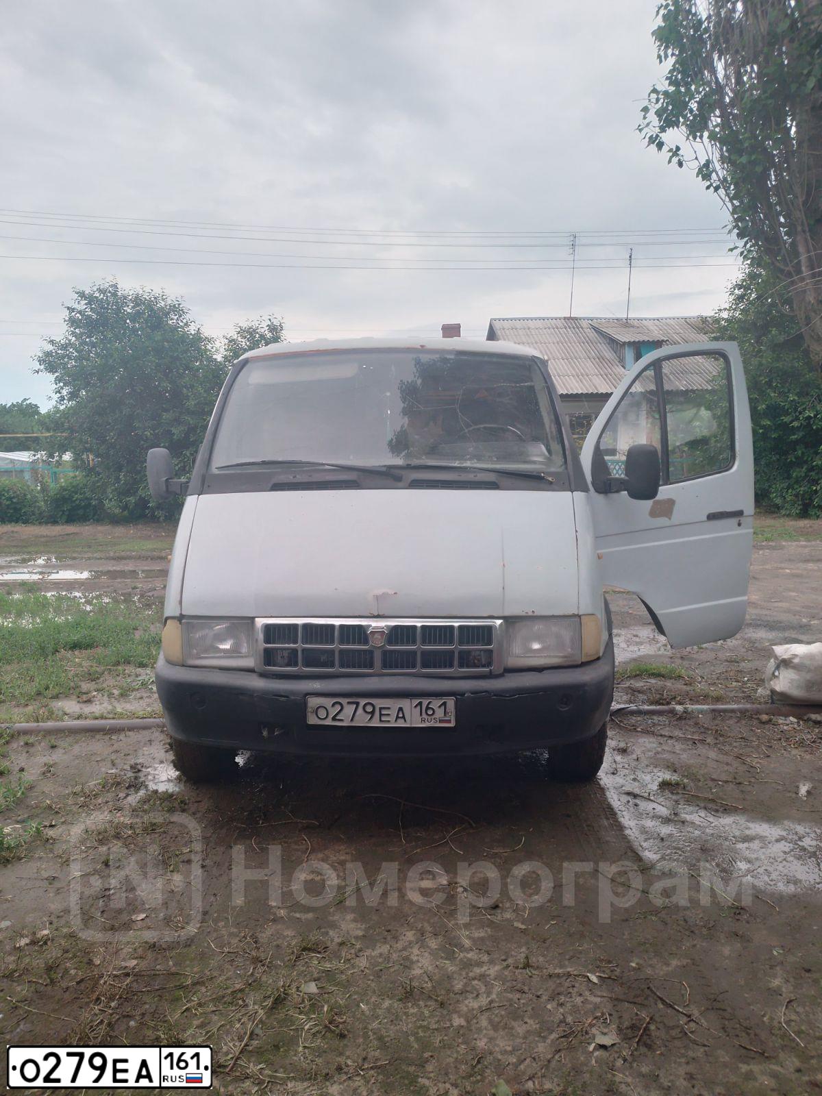 Фото автомобиля GAZ 3302 EL, 1994 — госномер О279ЕА161. Цвет: С.СЕРЫЙ