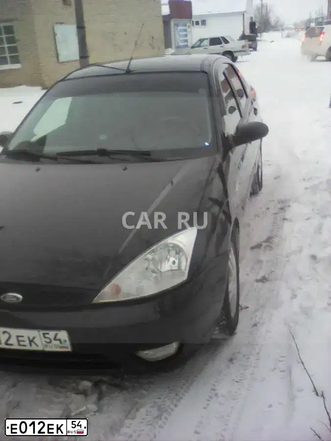 Фото автомобиля FORD FOCUS, 2003 — госномер Е481КК97. Цвет: ЧЕРНЫЙ
