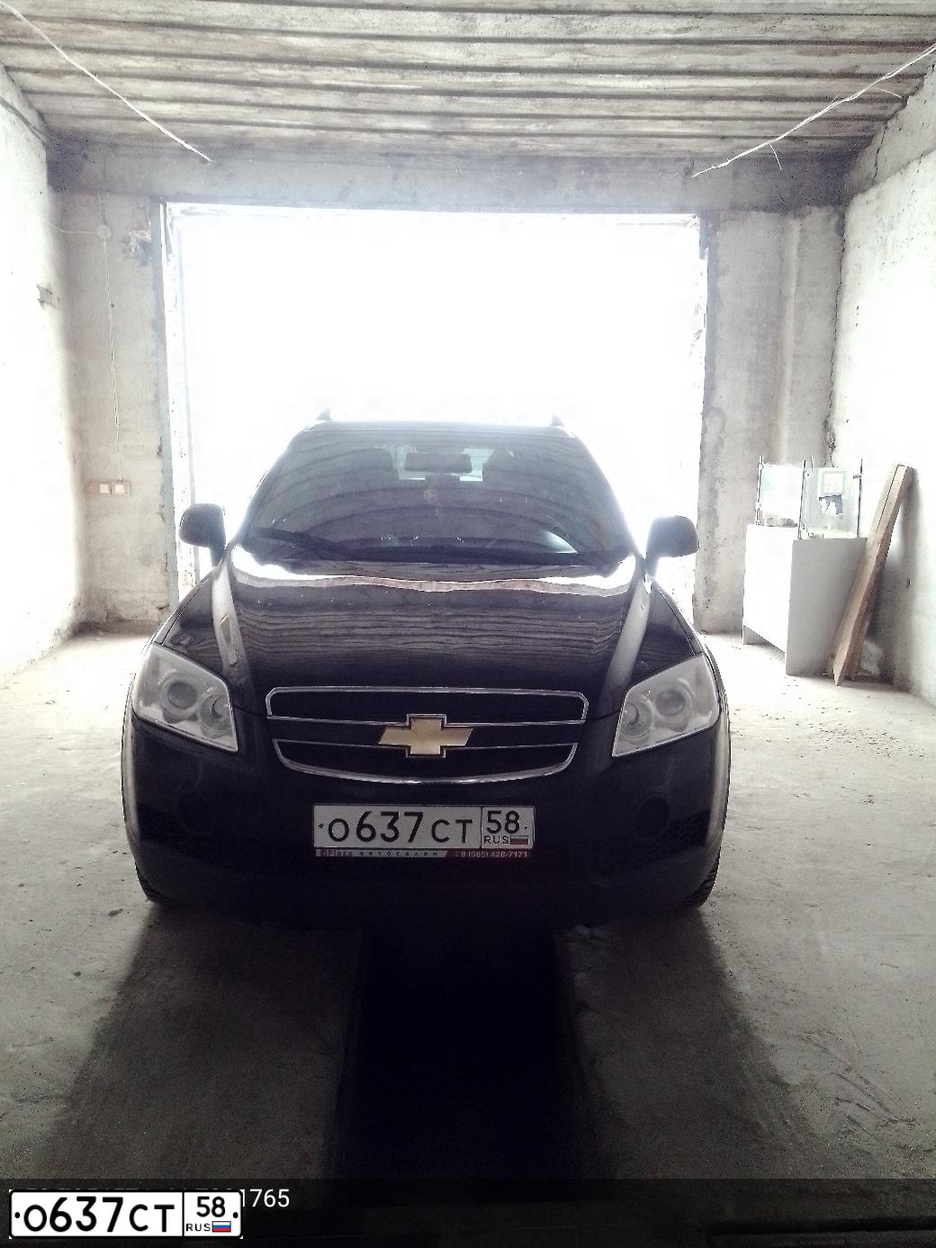 Фото автомобиля CHEVROLET CAPTIVA, 2009 — госномер О637СЕ58