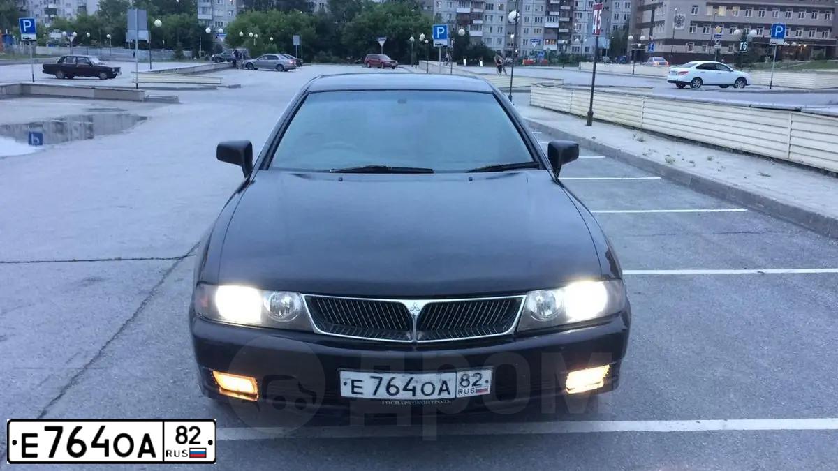 Фото автомобиля МИЦУБИСИ ДИАМАНТ МИЦУБИСИ ДИАМАНТ, 1996 — госномер Н202ОН154. Цвет: Черный