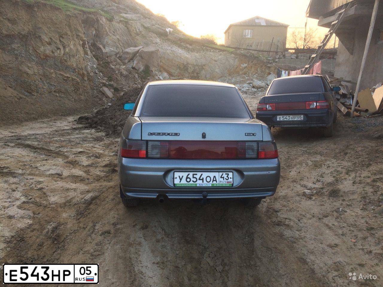 Фото автомобиля LADA 2110, 2007 — госномер Е543НР05. Цвет: ГРАФИТОВЫЙ МЕТАЛЛИК