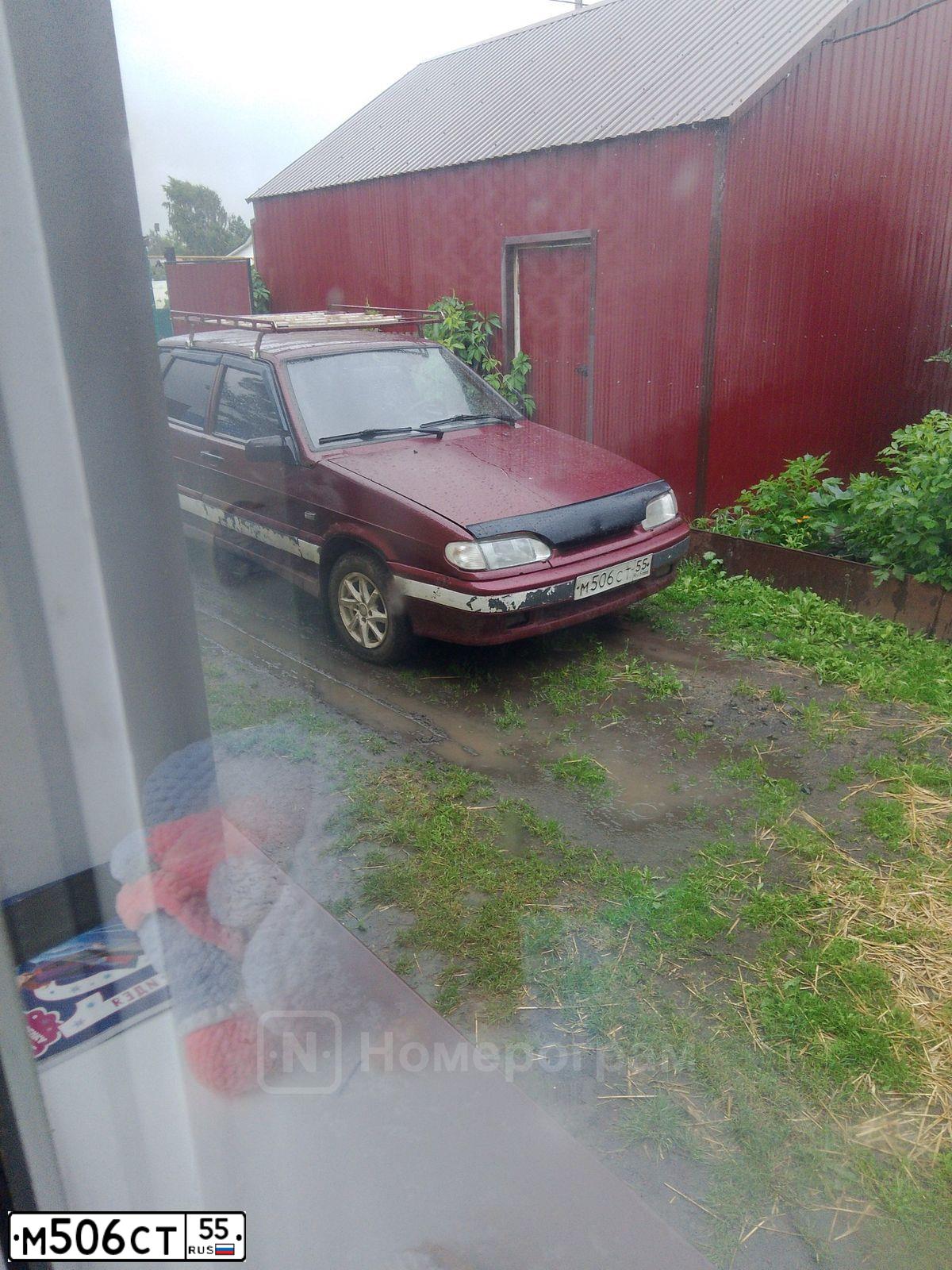 Фото автомобиля LADA 2115 SAMARA, 2004 — госномер М506СТ55. Цвет: ТЕМНО-КРАСНЫЙ
