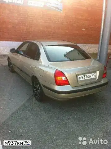 Фото автомобиля HYUNDAI ELANTRA, 2003 — госномер Х100МС763