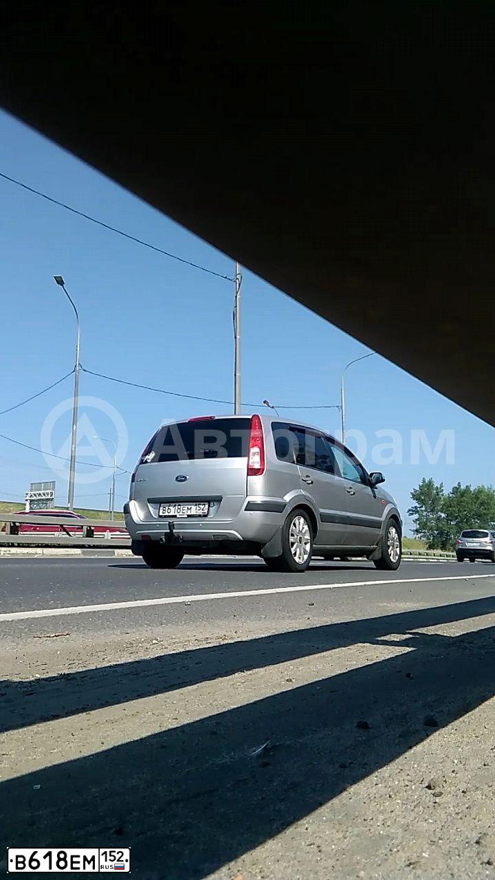 Фото автомобиля FORD FUSION, 2007 — госномер В618ЕМ152. Цвет: СВЕТЛО-СЕРЫЙ