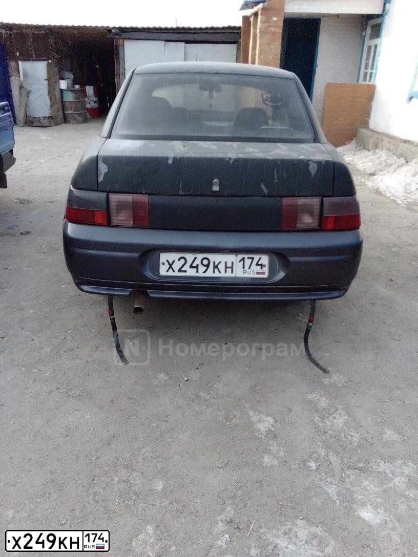Фото автомобиля LADA 2110 LADA, 2000 — госномер Х249КН174. Цвет: ФИОЛЕТОВЫЙ