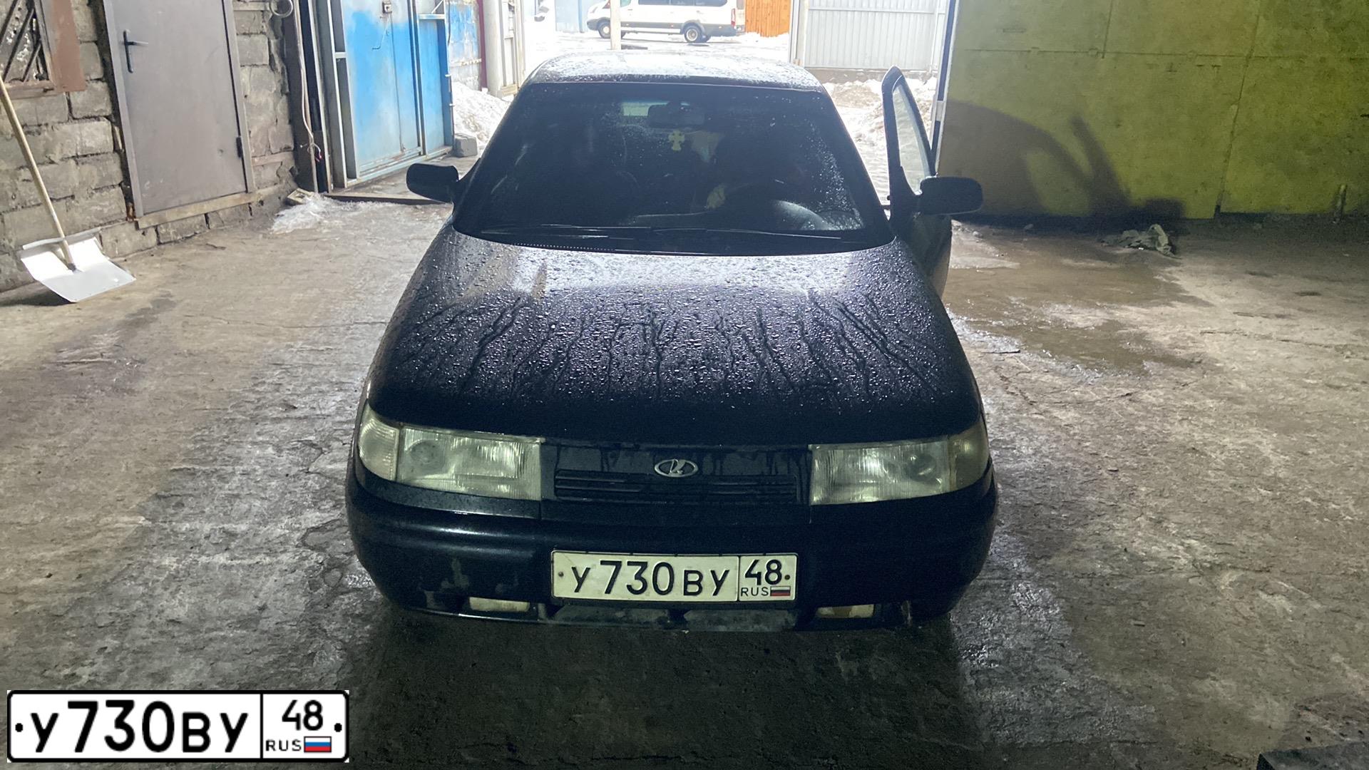 Фото автомобиля LADA 2110, 2006 — госномер У730ВУ48. Цвет: ГРАФИТОВЫЙ МЕТАЛЛИК
