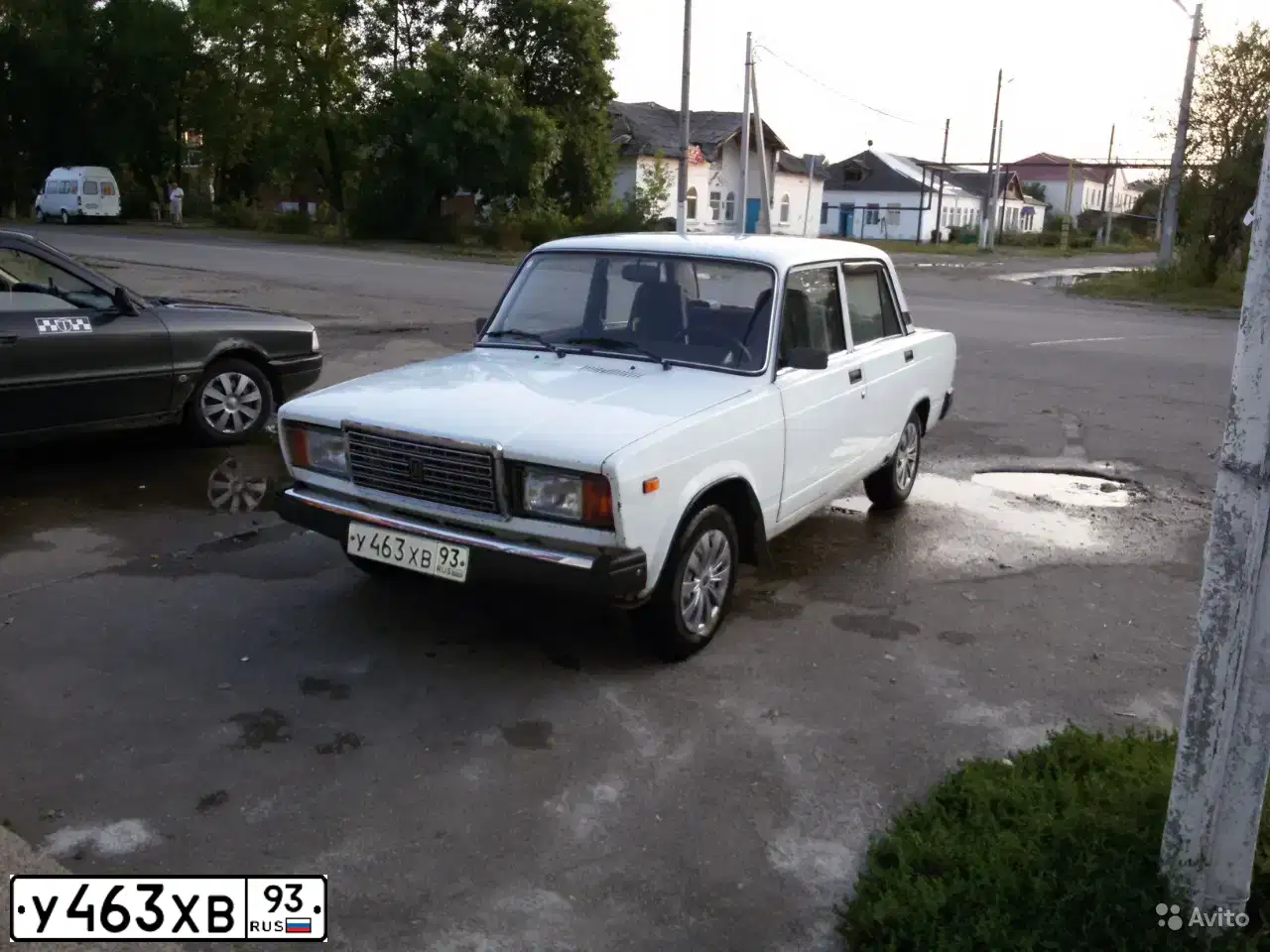 Фото автомобиля LADA 2107, 2009 — госномер У463ХВ93. Цвет: ЯРКО-БЕЛЫЙ