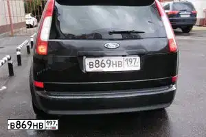 Фото автомобиля FORD FOCUS, 2005 — госномер В964ОС180. Цвет: ЧЕРНЫЙ