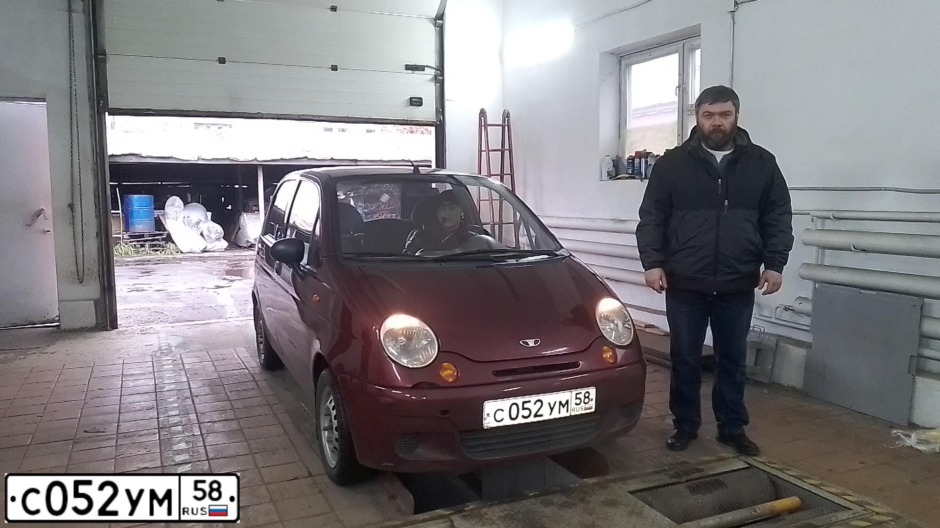 Фото автомобиля DAEWOO MATIZ, 2011 — госномер О063МО797. Цвет: КРАСНЫЙ