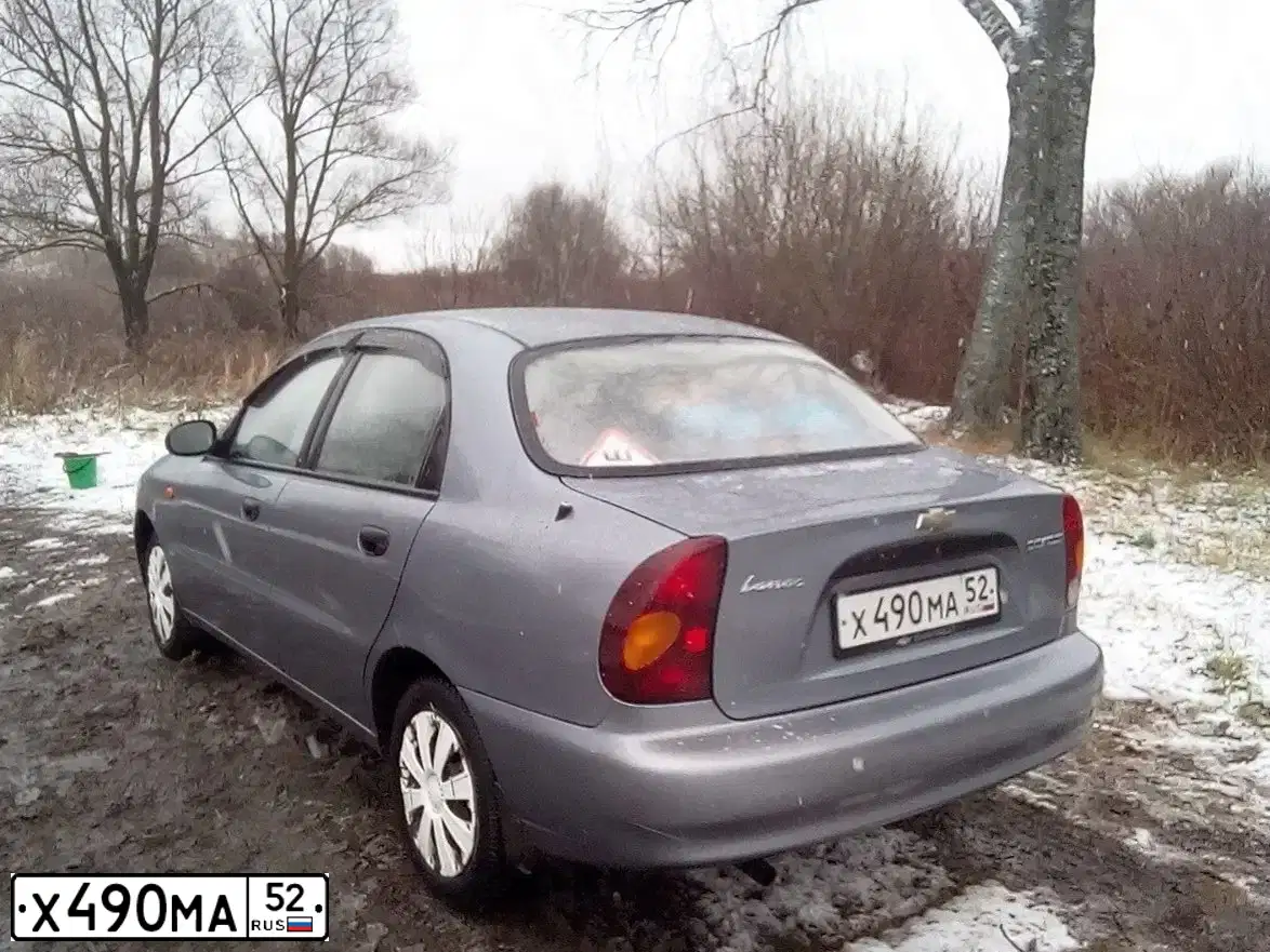 Фото автомобиля ZAZ LANOS, 2008 — госномер Х490МА52. Цвет: СЕРЕБРИСТЫЙ