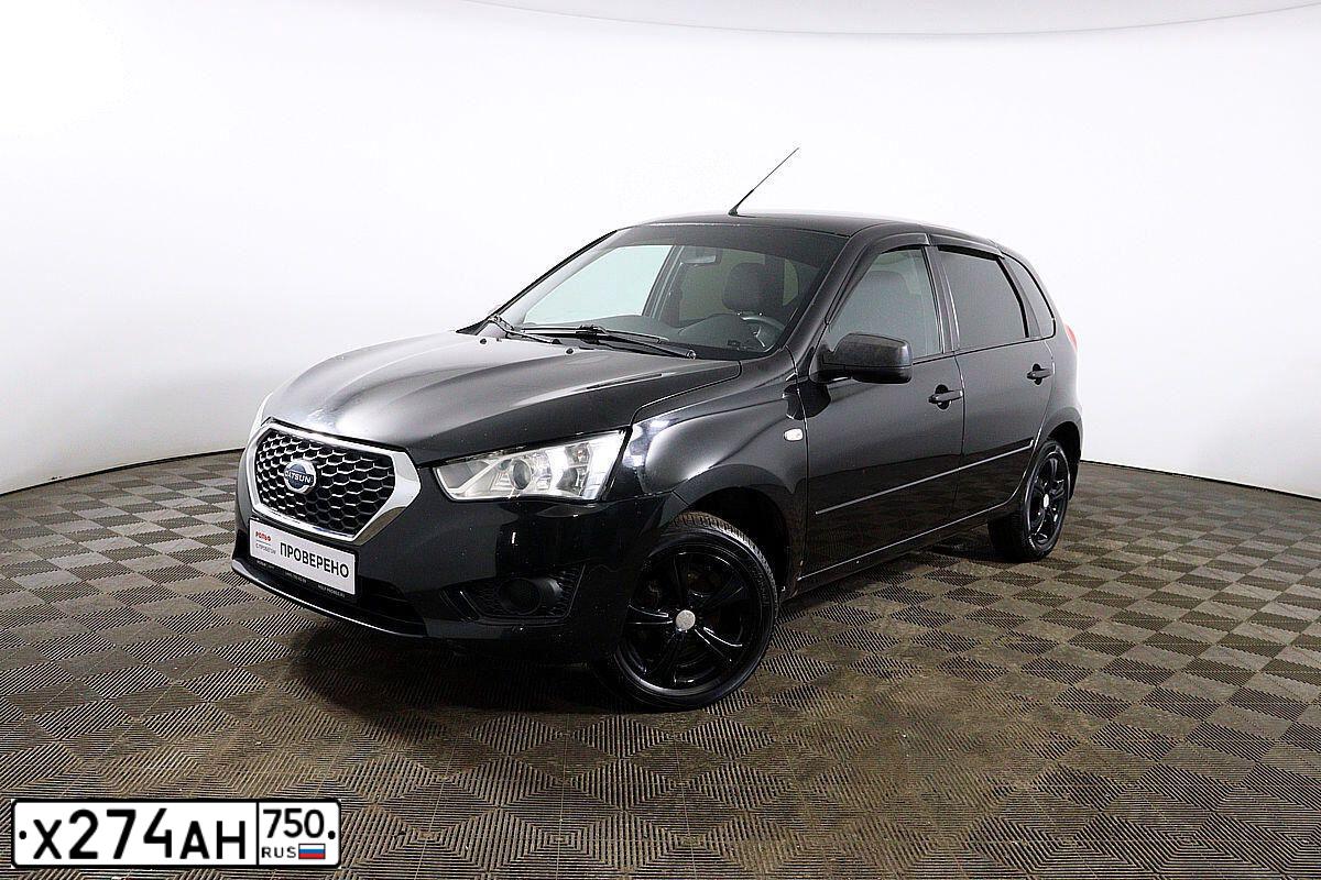 Фото автомобиля DATSUN MI-DO, 2015 — госномер Е948КА797. Цвет: ЧЕРНЫЙ
