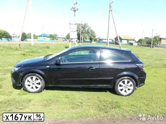 Фото автомобиля OPEL ASTRA, 2006 — госномер Х167УК69. Цвет: ЧЕРНЫЙ