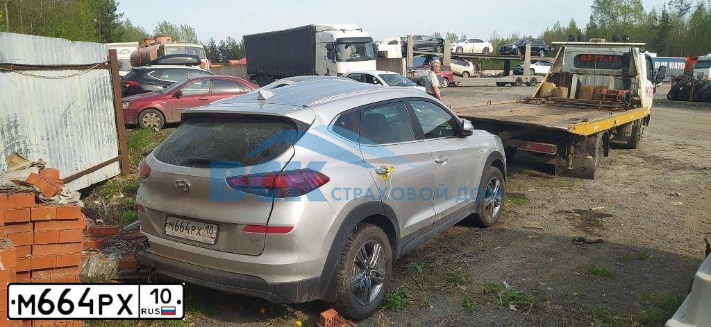 Фото автомобиля HYUNDAI TUCSON, 2018 — госномер С946ВМ62. Цвет: СЕРЕБРИСТЫЙ