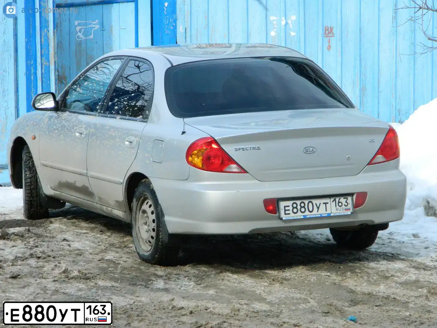 Фото автомобиля KIA SPECTRA, 2007 — госномер Р422МС716