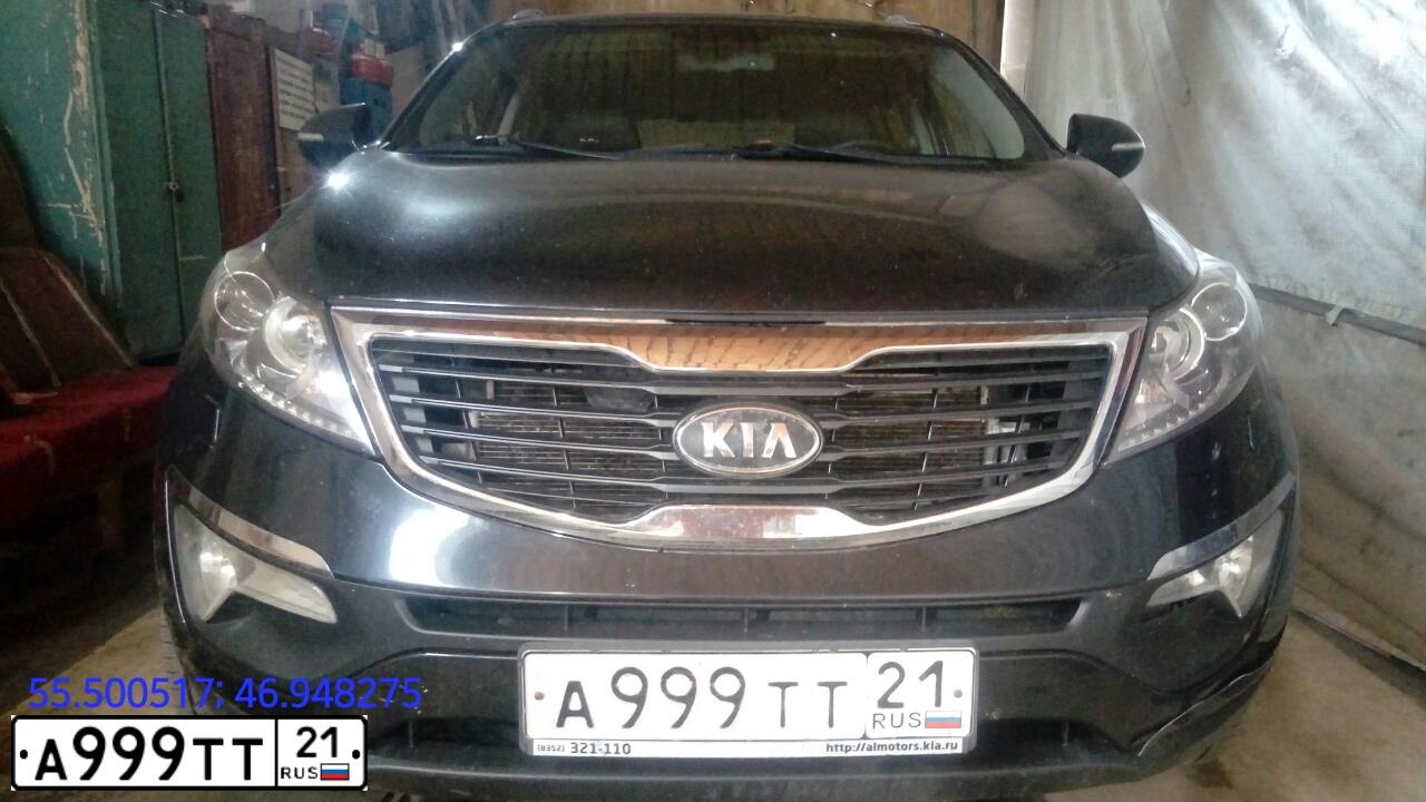 Фото автомобиля KIA SPORTAGE, 2012 — госномер А999ТТ21