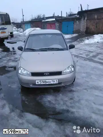 Фото автомобиля LADA 1118 KALINA, 2006 — госномер К598МХ161. Цвет: БЕЖЕВО-СЕРЫЙ