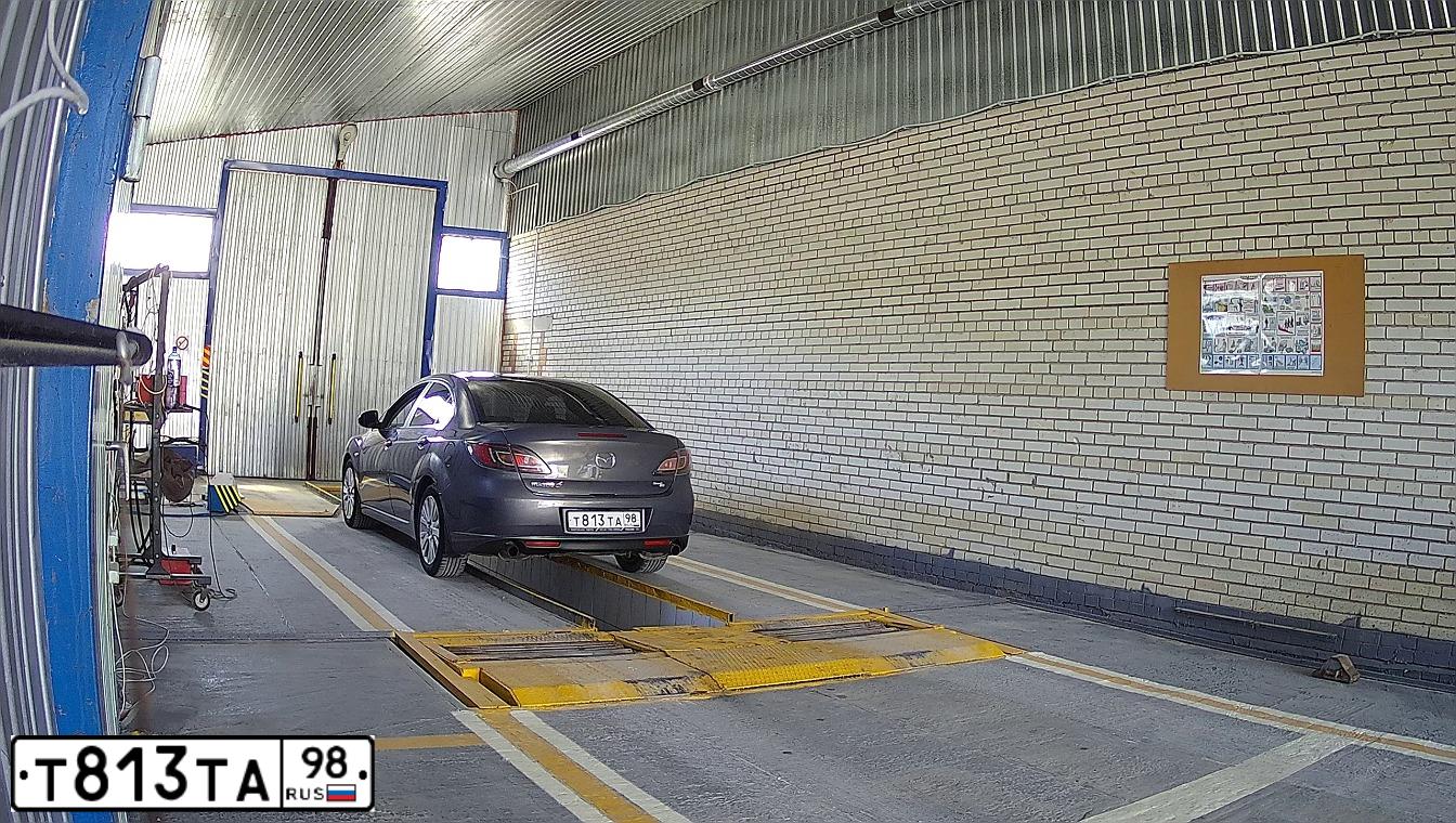 Фото автомобиля MAZDA 6, 2008 — госномер О168УА790. Цвет: СЕРЫЙ