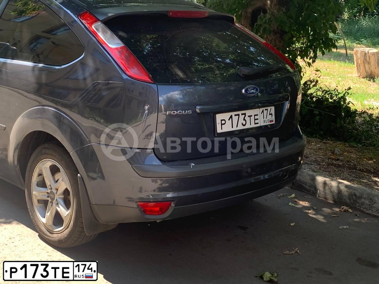 Фото автомобиля FORD FOCUS, 2007 — госномер К278ЕТ774. Цвет: ТЕМНО-СЕРЫЙ