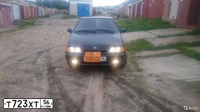 Фото автомобиля LADA 2114 SAMARA, 2011 — госномер В102АМ156. Цвет: Сине-Черный