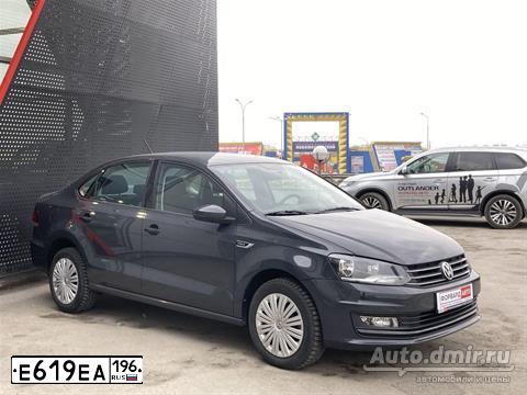 Фото автомобиля VOLKSWAGEN POLO, 2016 — госномер Е868ОТ18. Цвет: СЕРЫЙ