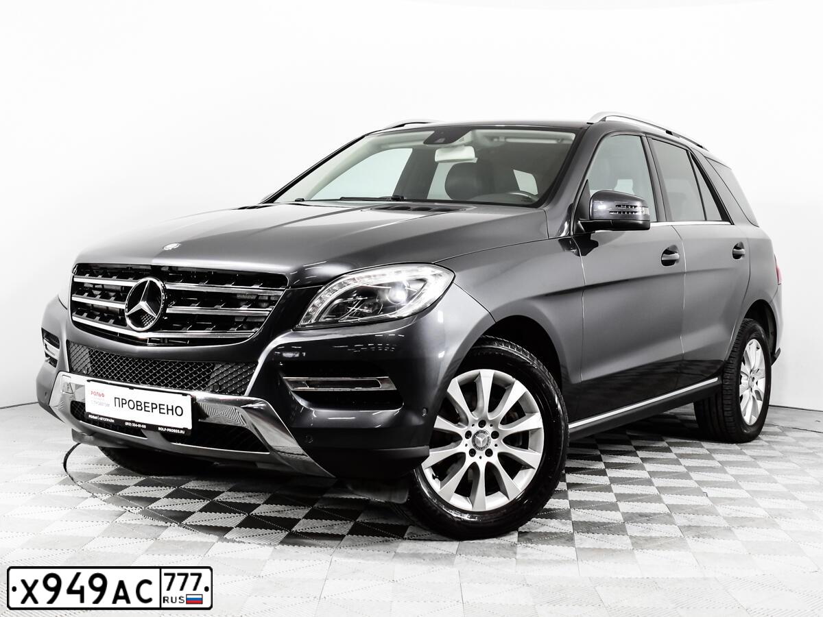 Фото автомобиля MERCEDES M-KLASSE, 2013 — госномер Х949АС777. Цвет: Серый