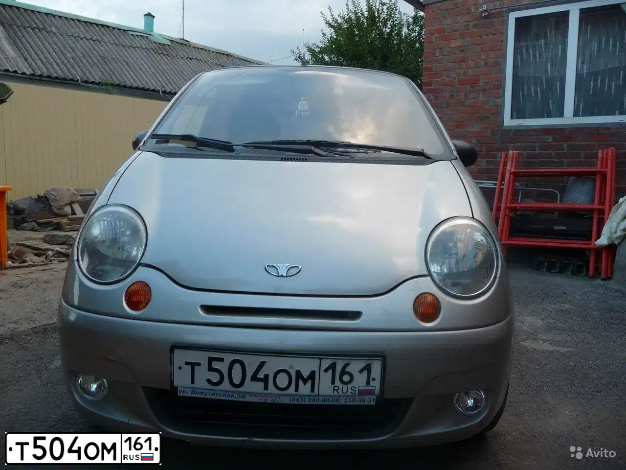 Фото автомобиля LADA 2107, 2004 — госномер Т504ОМ61. Цвет: синий