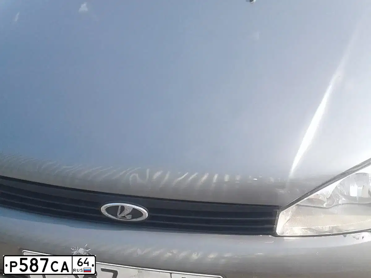 Фото автомобиля LADA 1118 KALINA, 2008 — госномер Р587СА64. Цвет: ТЕМНО-СЕРЫЙ МЕТАЛЛИК