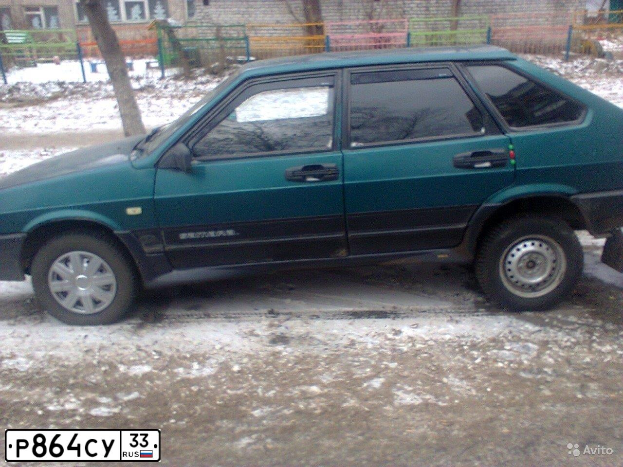 Фото автомобиля LADA 2109 SAMARA, 2002 — госномер М642СТ33. Цвет: СЕРЕБРИСТО-ЗЕЛЕНЫЙ