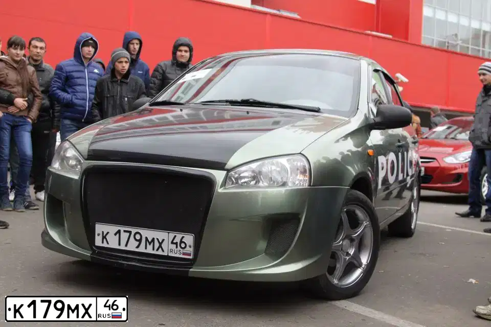 Фото автомобиля LADA 1118 KALINA, 2008 — госномер Р606АО46. Цвет: СВЕТЛО-ЗЕЛЕНЫЙ