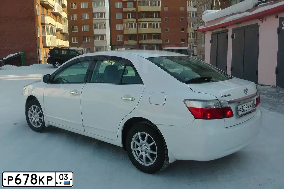 Фото автомобиля ТОЙОТА ПРЕМИО, 2008 — госномер Н147РЕ75