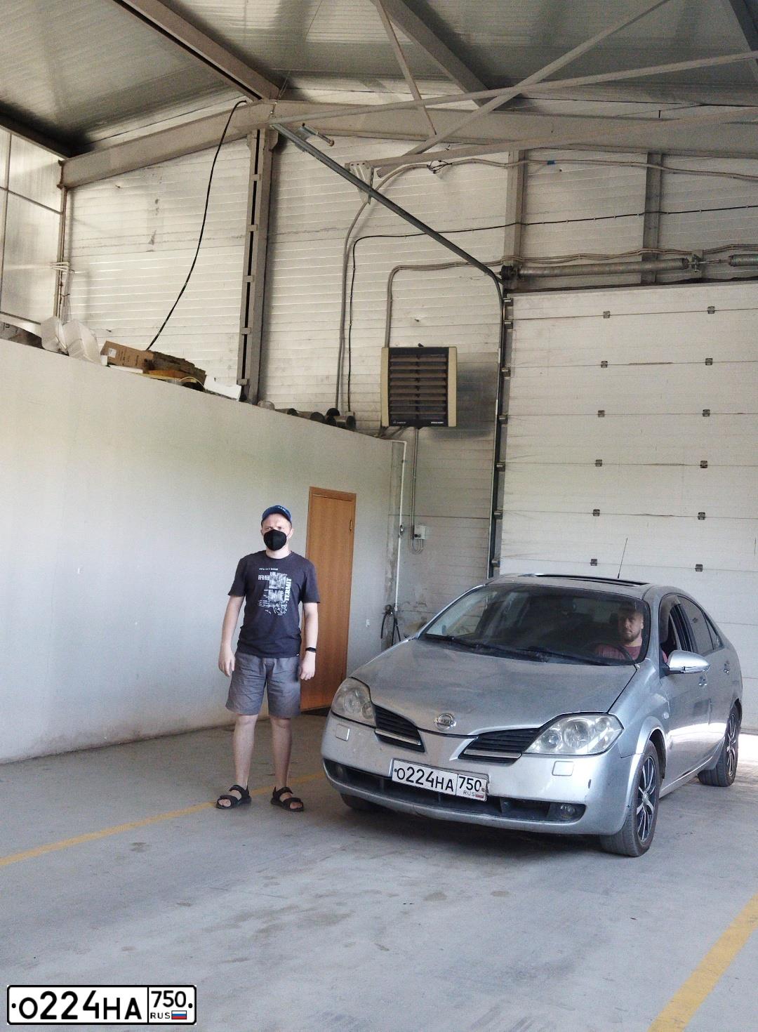 Фото автомобиля NISSAN PRIMERA, 2006 — госномер М263РС68. Цвет: Серый