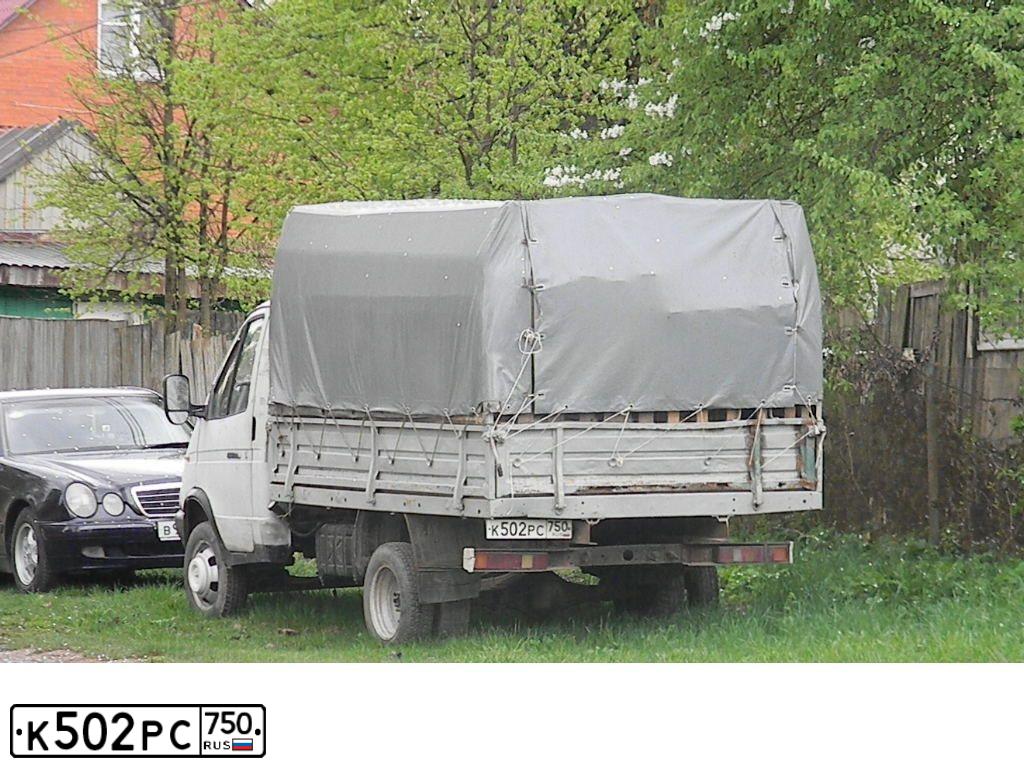 Фото автомобиля GAZ 3302 EL, 1998 — госномер К502РС750. Цвет: Белый