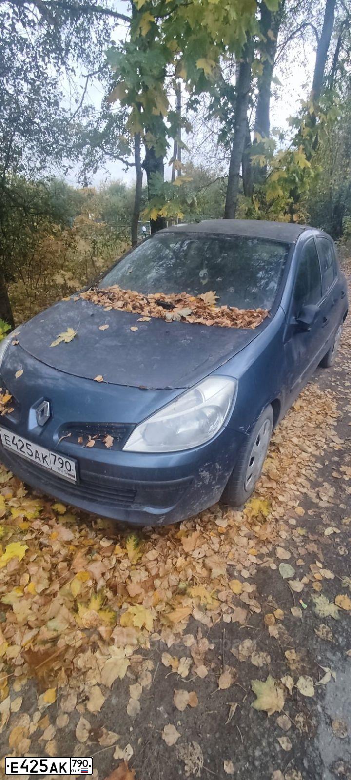 Фото автомобиля RENAULT CLIO, 2007 — госномер Р459КС76