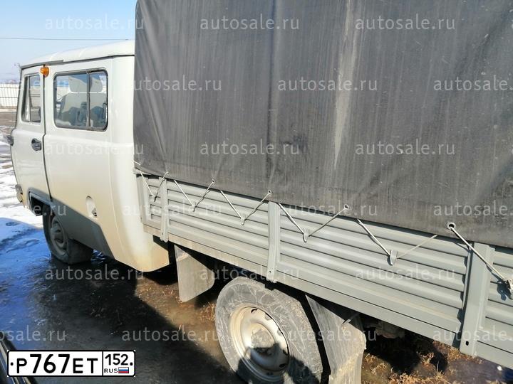 Фото автомобиля UAZ 3909, 2017 — госномер В438АВ702. Цвет: СВЕТЛ СЕР НЕМЕТАЛЛИК