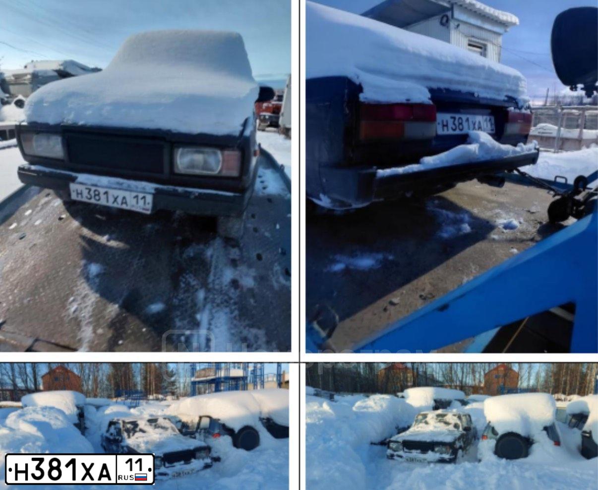 Фото автомобиля LADA 2107, 2000 — госномер Н381ХА11. Цвет: ФИОЛЕТОВЫЙ