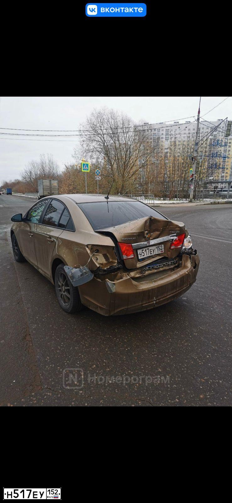 Фото автомобиля CHEVROLET CRUZE, 2014 — госномер Н517ЕУ152. Цвет: БЕЖЕВЫЙ