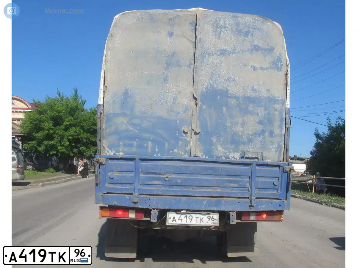 Фото автомобиля GAZ 3302 EL, 1998 — госномер А419ТК96. Цвет: СЕРЫЙ