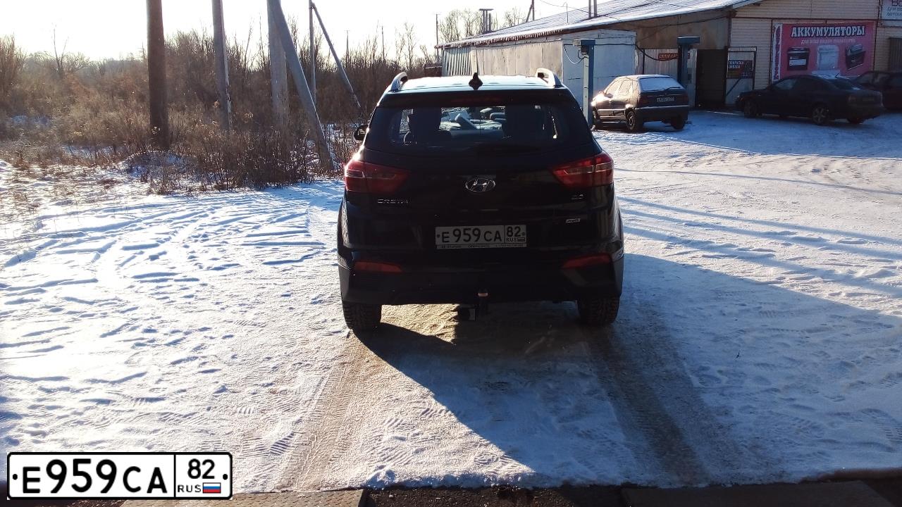 Фото автомобиля HYUNDAI CRETA, 2016 — госномер Е959СА82. Цвет: ЧЕРНЫЙ