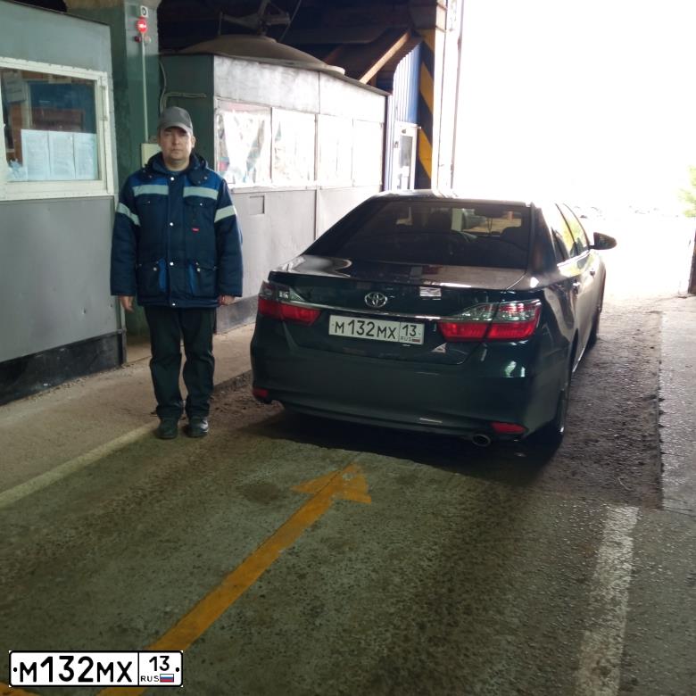 Фото автомобиля TOYOTA CAMRY, 2015 — госномер М185ТК13