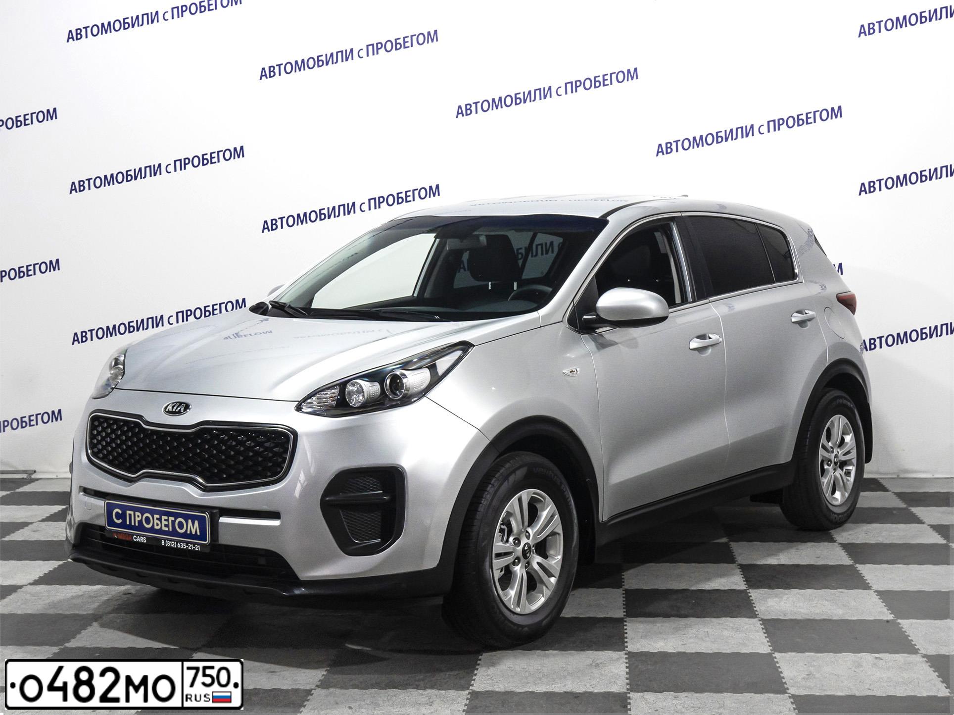 Фото автомобиля KIA SPORTAGE, 2018 — госномер А009ВЕ147. Цвет: Серый