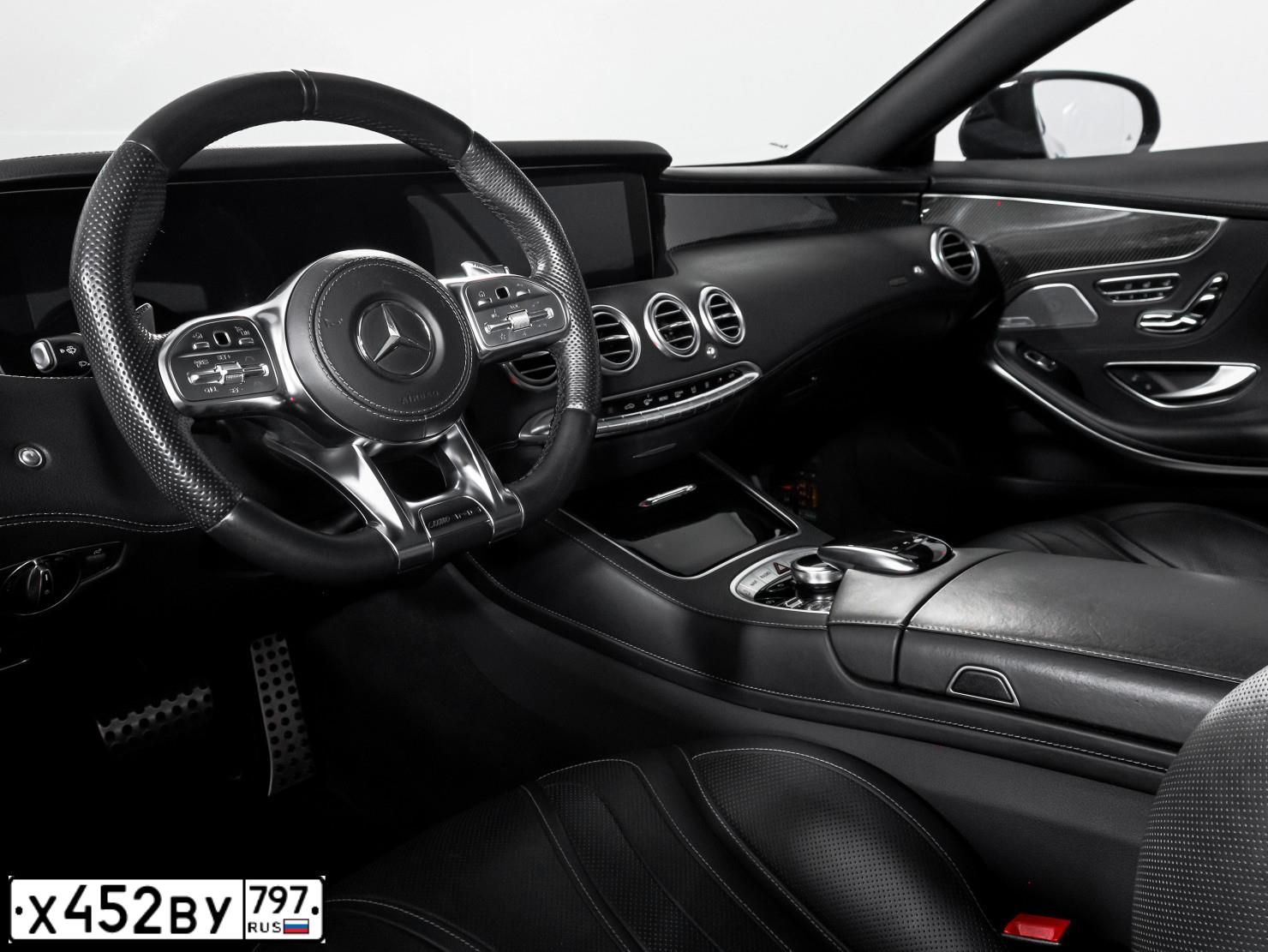 Фото автомобиля MERCEDES-BENZ S 450, 2018 — госномер Х286УМ193. Цвет: ЧЕРНЫЙ