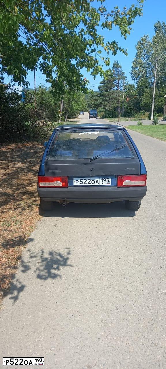 Фото автомобиля LADA 2109 SAMARA, 1996 — госномер Р522ОА193. Цвет: АКВАМАРИН