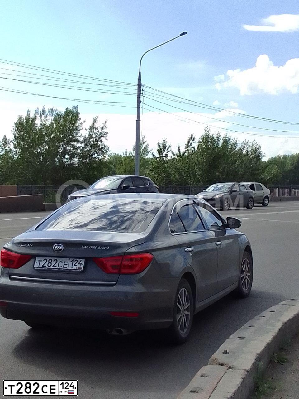 Фото автомобиля LIFAN MURMAN, 2017 — госномер С951ТЕ124. Цвет: СТАЛЬНОЙ
