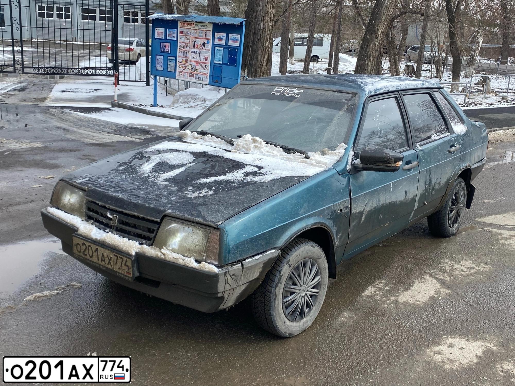 Фото автомобиля LADA 2109 SAMARA, 1997 — госномер О201АХ774. Цвет: ЗЕЛЕНЫЙ