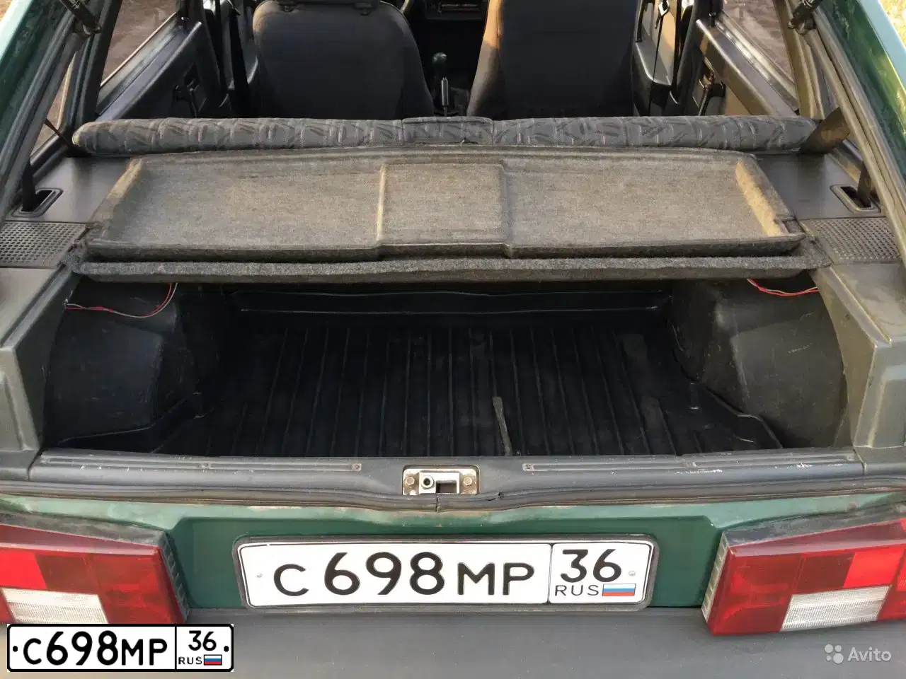 Фото автомобиля LADA 2109 SAMARA, 1999 — госномер С698МР36. Цвет: ЗЕЛЕНЫЙ