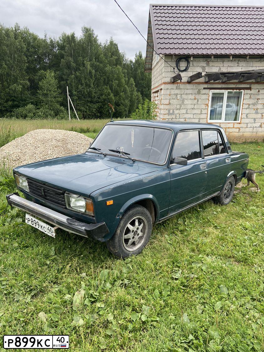 Фото автомобиля LADA 2105, 2002 — госномер Р899КС40. Цвет: СИНЕ-ЗЕЛЕНЫЙ
