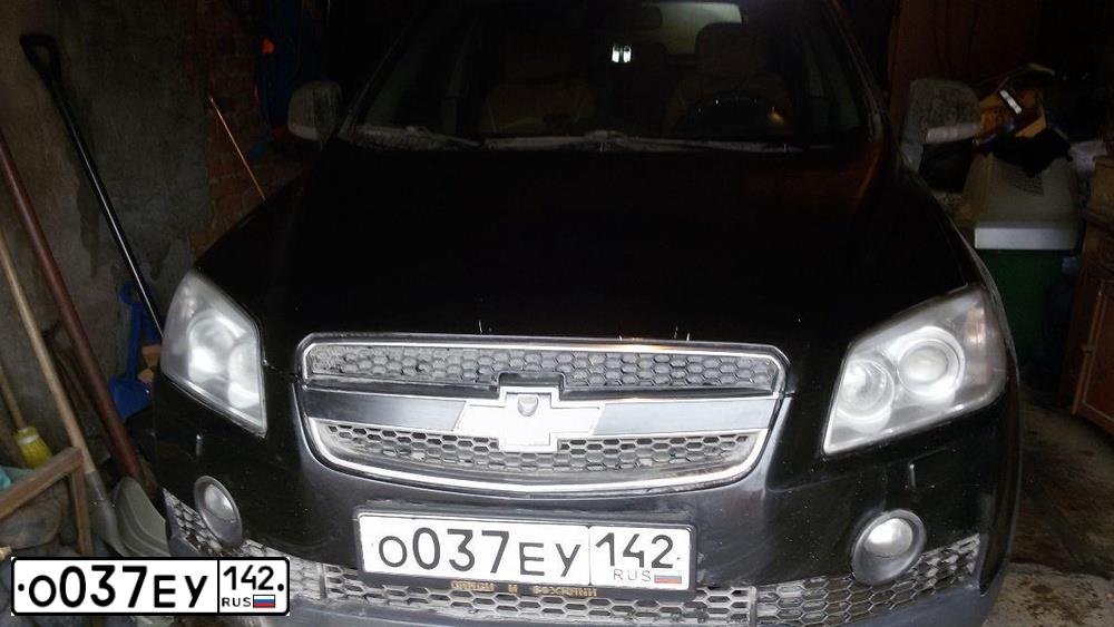 Фото автомобиля CHEVROLET CAPTIVA, 2008 — госномер С791НО142. Цвет: ЧЕРНЫЙ