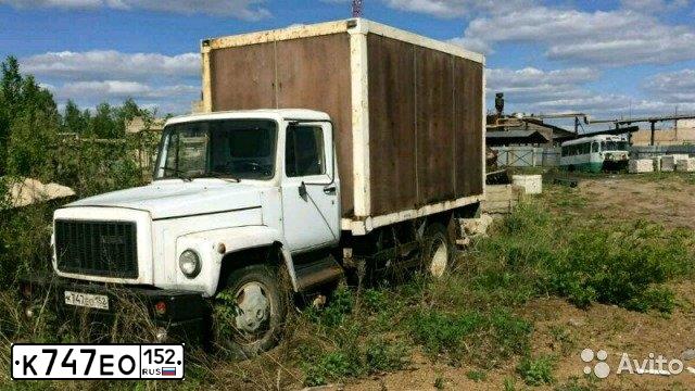 Фото автомобиля GAZ Z 3307, 2001 — госномер К747ЕО152. Цвет: БЕЛЫЙ