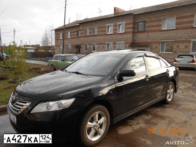 Фото автомобиля TOYOTA CAMRY, 2006 — госномер А427КА124. Цвет: ЧЕРНЫЙ